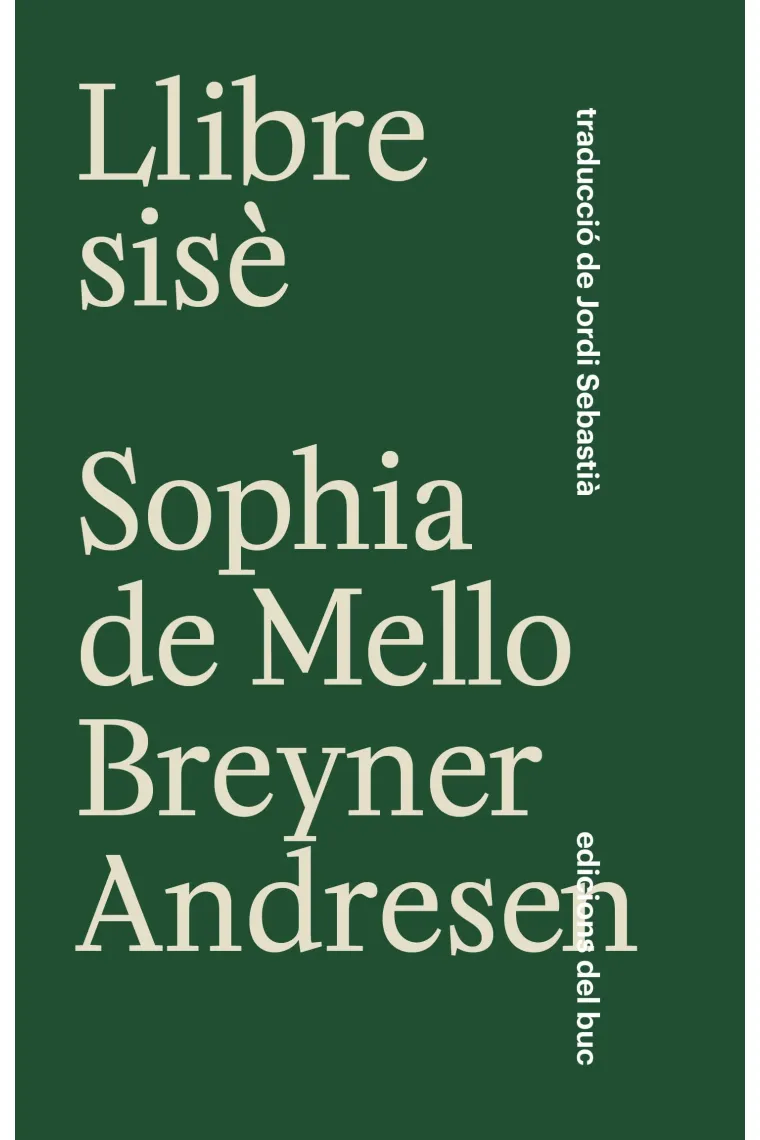 Llibre sisè (Catalán)