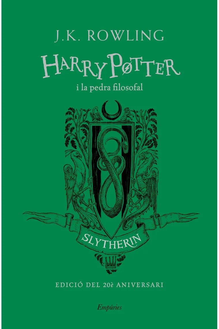 Harry Potter i la pedra filosofal (VERD Slytherin) (Catalán)