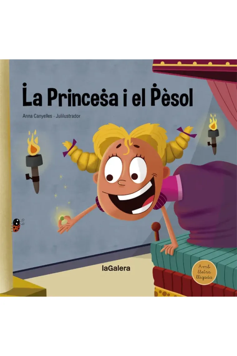 La Princesa i el Pèsol (lletra lligada) (Catalán)