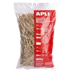 APLI GOMAS ELASTICAS DE CAUCHO NATURAL - Ã 160 X 3MM - GRAN ELASTICIDAD Y RESISTENCIA - 1KG DE CONTENIDO