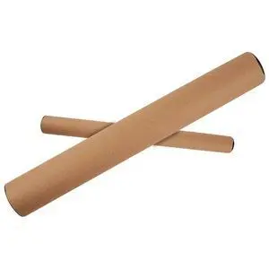 APLI TUBO DE CARTON PARA DOCUMENTOS - INCLUYE TAPONES DE PLASTICO - IDEAL PARA PLANOS, GRAFICOS Y POSTERS - APTO PARA TAMAñO A3/A2