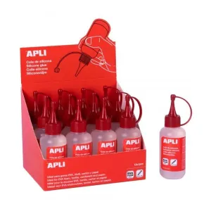 APLI COLA DE SILICONA 100ML - SIN METANOL - NO INSTANTáNEO