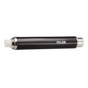 MILAN PORTATIZAS MECANICO PARA TIZAS REDONDAS - 10CM X 1,6CM - COLOR NEGRO