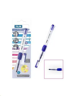 MILAN WATER BRUSH PINCEL CON DEPOSITO DE AGUA - RECARGABLE - COLOR AZUL