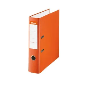 ESSELTE ARCHIVADOR DE PALANCA - FORMATO A4 - LOMO 75MM - CAPACIDAD PARA 500 HOJAS - COLOR NARANJA