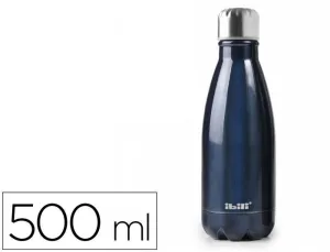 BOTELLA PORTALIQUIDOS IBILI ACERO INOXIDABLE TERMO COLOR MANGO CAPACIDAD 500 ML