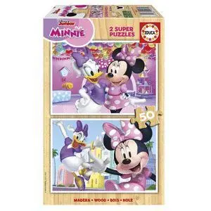 PUZZLE MINNIE 2X50 PIEZAS