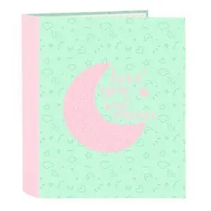 CARPETA CARTON FOLIO 4ANILLAS LOMO ANCHO BLACKFIT8