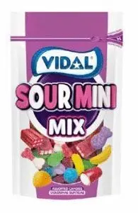 GOLOSINA SURTIDO MINI ACIDO CAJA 10 BOLSAS 180GR