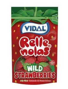 GOLOSINA FRESA SILVESTRE RELLENA CAJA 10 BOLSAS 18