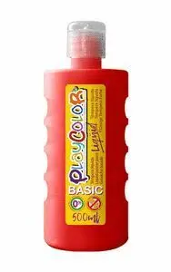 TEMPERA PLAYCOLOR LIQUID BASIC 500 ML ROJO