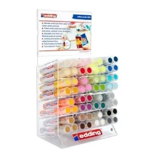 MARCADOR ACRYLIC EDDING 5000 BISELADO (5-10 MM) EXPOSITOR DE 57