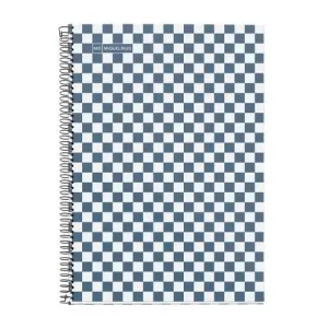 BLOC MIQUELRIUS TAPA DURA Fº 80H 90G CUADRIC.4X4 DAMERO AZUL