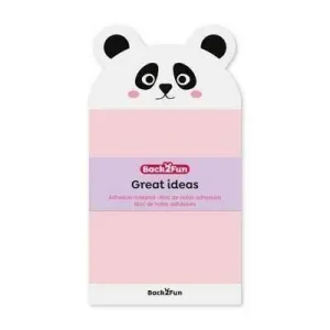 MIQUELRIUS BLOC DE NOTAS ADHESIVAS PANDA 60 HOJAS 90GR MR28715
