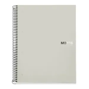 BLOC MIQUELRIUS THE ORIGINAL NOTEBOOK 6 MICRO.TAPA PP A4 150H 70G CUADRIC.5X5 GRIS