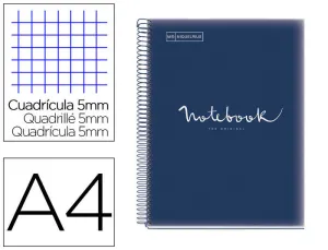 CUADERNO ESPIRAL MIQUELRIUS NOTEBOOK 5 EMOTIONS TAPA POLIPROPILENO DIN A4 MICROPERFORADO 120 HOJAS