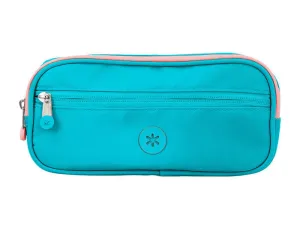 BOLSO ESCOLAR PORTATODO ANTARTIK 3 COMPARTIMENTOS COLOR TURQUESA