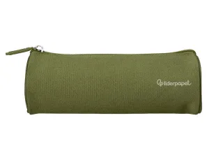 BOLSO ESCOLAR LIDERPAPEL PORTATODO CILINDRICO ANCHO 210X70 MM CREMA