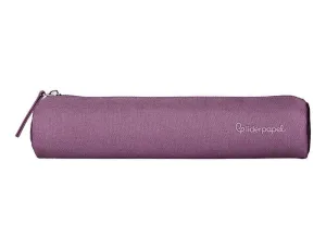 BOLSO ESCOLAR LIDERPAPEL PORTATODO CILINDRICO ESTRECHO 220X45 MM ROJO
