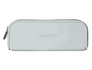 BOLSO ESCOLAR PORTATODO ANTARTIK SILICONA RECTANGULAR 185X50X75 MM COLOR GRIS