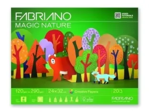 BLOC FABRIANO MANUALIDADES 20H. MAGIC NATURE