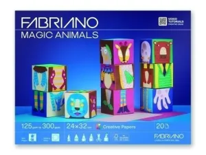 BLOC FABRIANO MANUALIDADES 20H.MAGIC ANIMALS