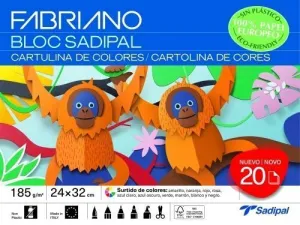 BLOC SADIPAL MANUAL. 20H. CART. COLORES