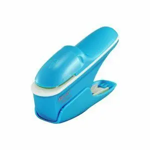 GRAPADORA SIN GRAPAS KW TRIO PARA 6 HOJAS AZUL