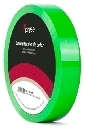 CINTA ADHESIVA PRYSE OPP 19X63 VERDE