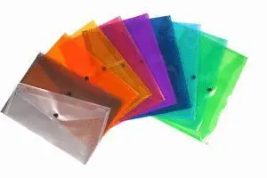 SOBRE PORTADOCUMENTOS PP A4 CON BROCHE COLORES SUR