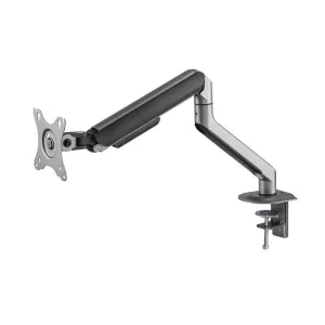 TOOQ SOPORTE MESA PANTALLAS GIRATORIO INCLINACION 1 BRAZO 17-32 - COLOR GRIS