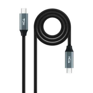 NANOCABLE CABLE USB 3.2 GEN2X2 100W 4K/60HZ USB-C M/M 2M - COLOR NEGRO