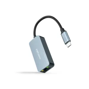 NANOCABLE CONVERSOR USB-C 3.2 GEN1 ETHERNET 2.5G 15CM - COLOR GRIS