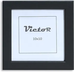 PORTAFOTO MARCO 10X10CM MADERA NEGRO CUADRADO