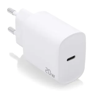 AISENS CARGADOR USB-C PD3.0 1 PUERTO 1XUSB-C 20W - COLOR BLANCO