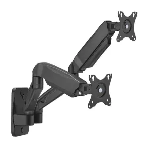 AISENS SOPORTE DE PARED PRO CONTRAPESO GIRATORIO E INCLINABLE PARA MONITOR/TV 9KG (3 PIVOTES - 2 BRAZOS) DE 17-32 - COLOR NEGRO