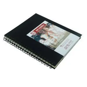 CUADERNO BOCETOS ESPIRAL 21,5X28CM 110G 80 HOJAS
