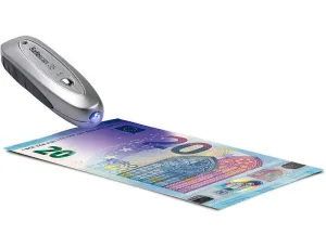 SAFESCAN 35 DETECTOR PORTATIL DE BILLETES FALSOS - VERIFICACION DE MARCAS DE AGUA, TINTA MAGNETICA E HILO MAGNETICO - LIGERO Y COMPACTO