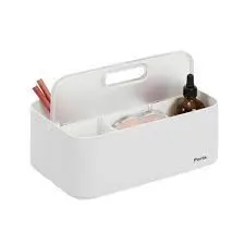 JB CESTA ORGANIZADORA LITEM PORTA FOLD BLANCO TRANSPARENTE REF 272803 263 X 164 X 100MM