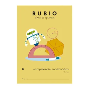 CUADERNO RUBIO COMPET.MATEMATICA 3