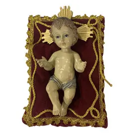 NIÑO JESÚS CON COJÍN. 29 CM