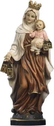VIRGEN DEL CARMEN 14,5 CM RESINA