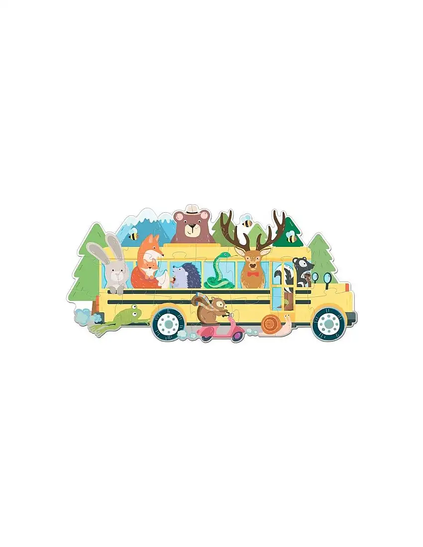Autobus De Los Animales. Puzle De Viaje. Con Puzzle Edic. Ilustrado (Español)