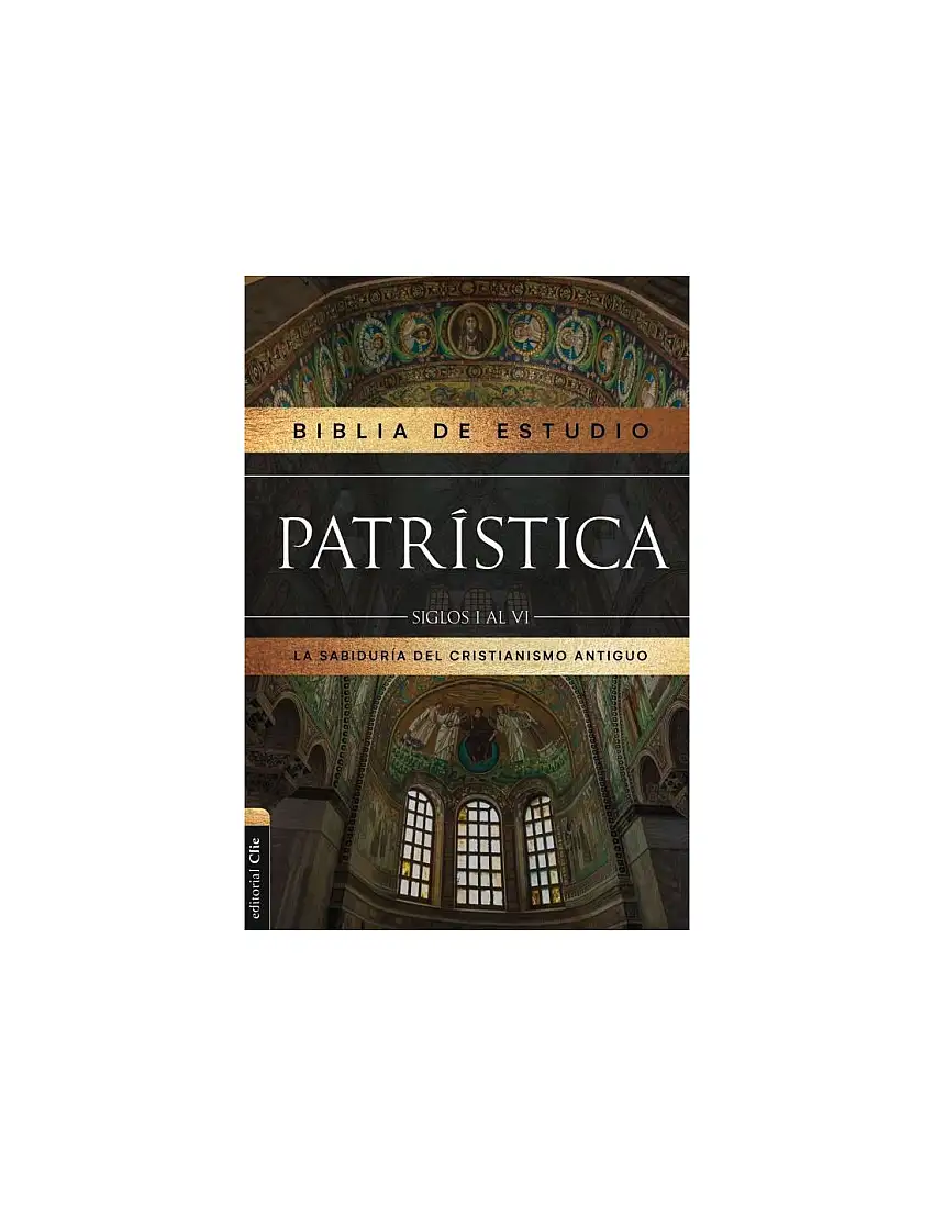 Biblia De Estudio Patrística ; Tapa Dura Sin Índice