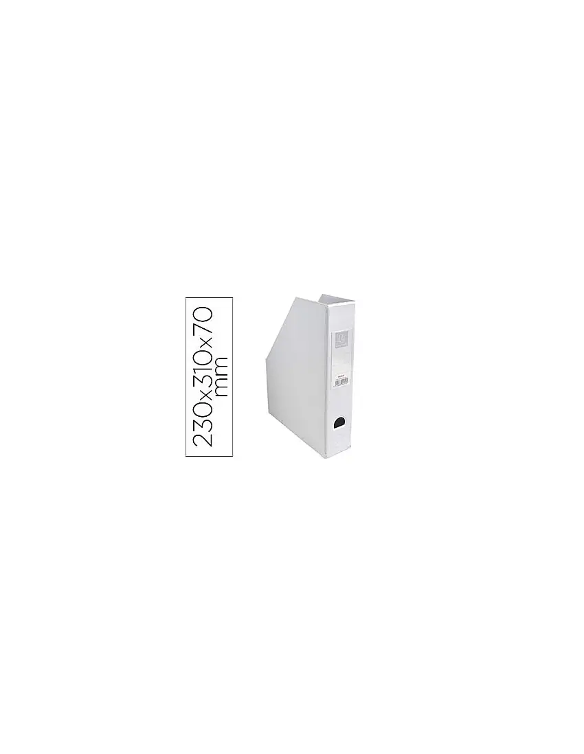 Revistero Exacompta Pvc Lomo 70 Mm Color Blanco 230X310X70 Mm