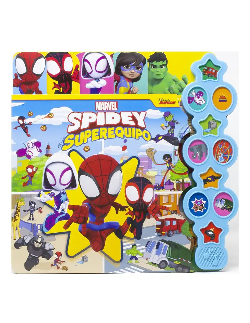 Spidey Y Su Superequipo. Libro Con 10 Sonidos
