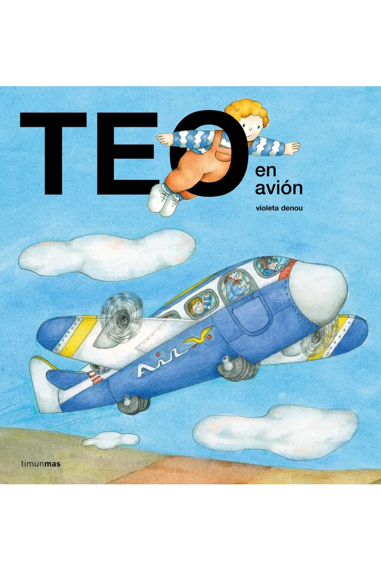 Teo en avión