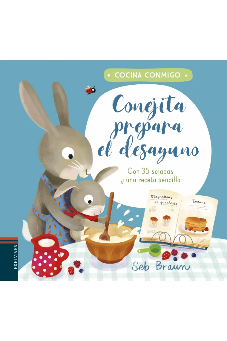 Conejita prepara el desayuno