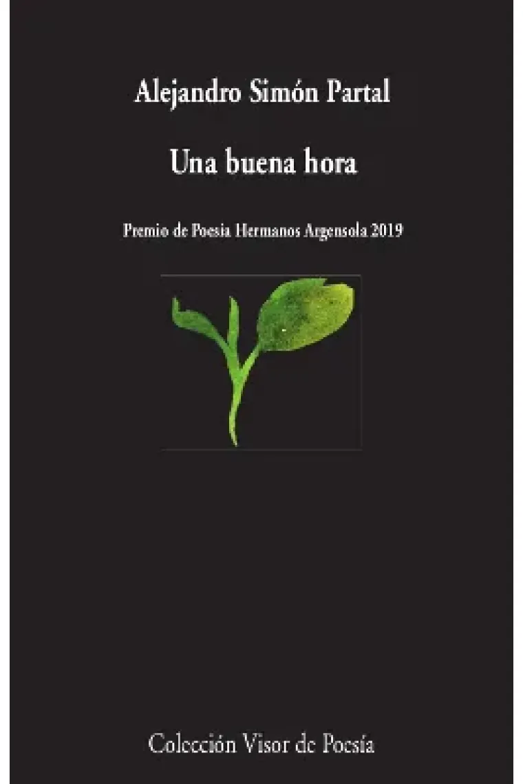 Una buena hora (Premio de Poesía Hermanos Argensola 2019)