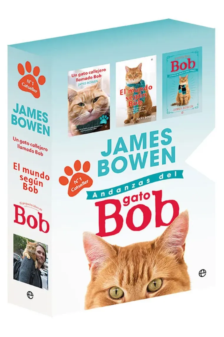 Andanzas del gato Bob (Pack contiene un gato callejero llamado Bob/El mundo según Bob/El pequeño libro de Bob)